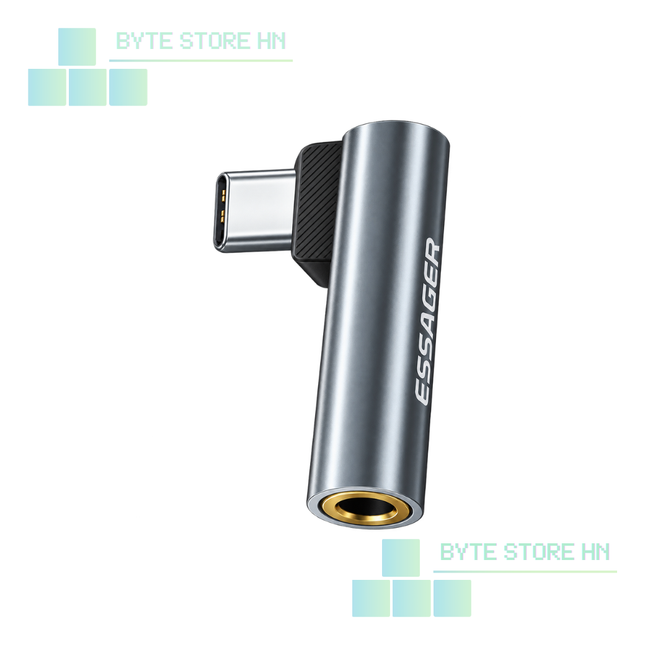 Adaptador ESSAGER USB-C a Jack 3.5 mm