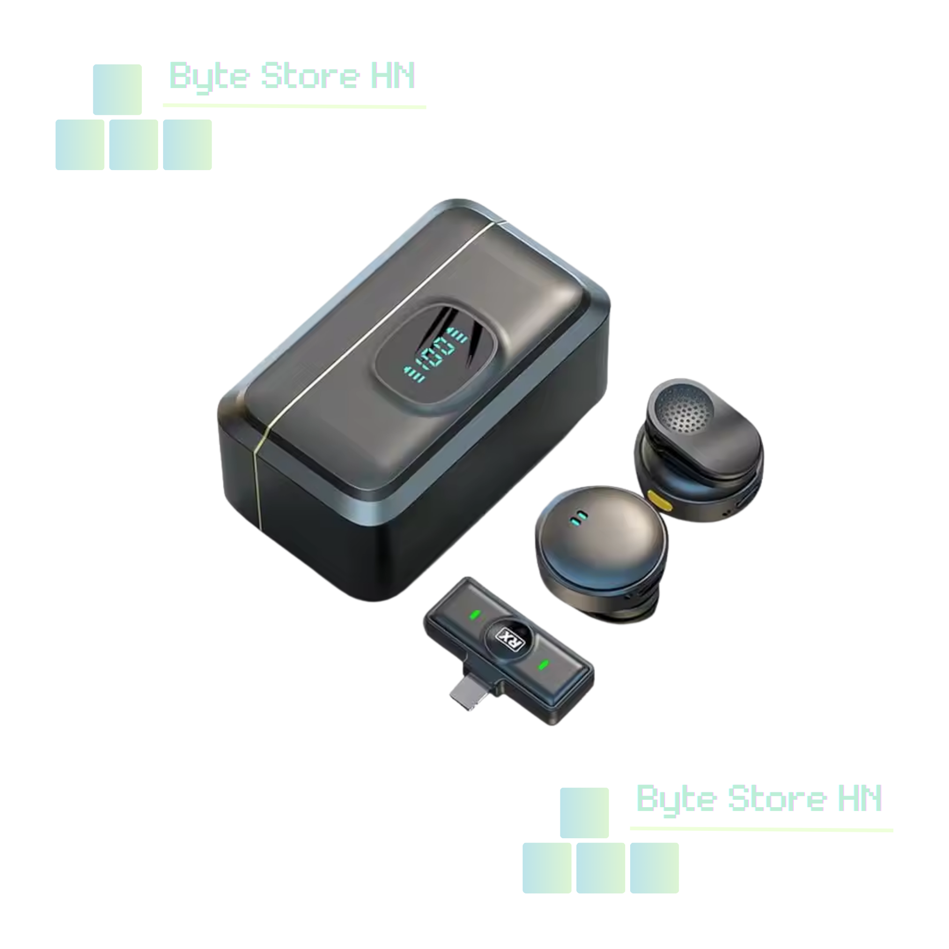 Micrófono Inalámbrico Dual - Magneticos