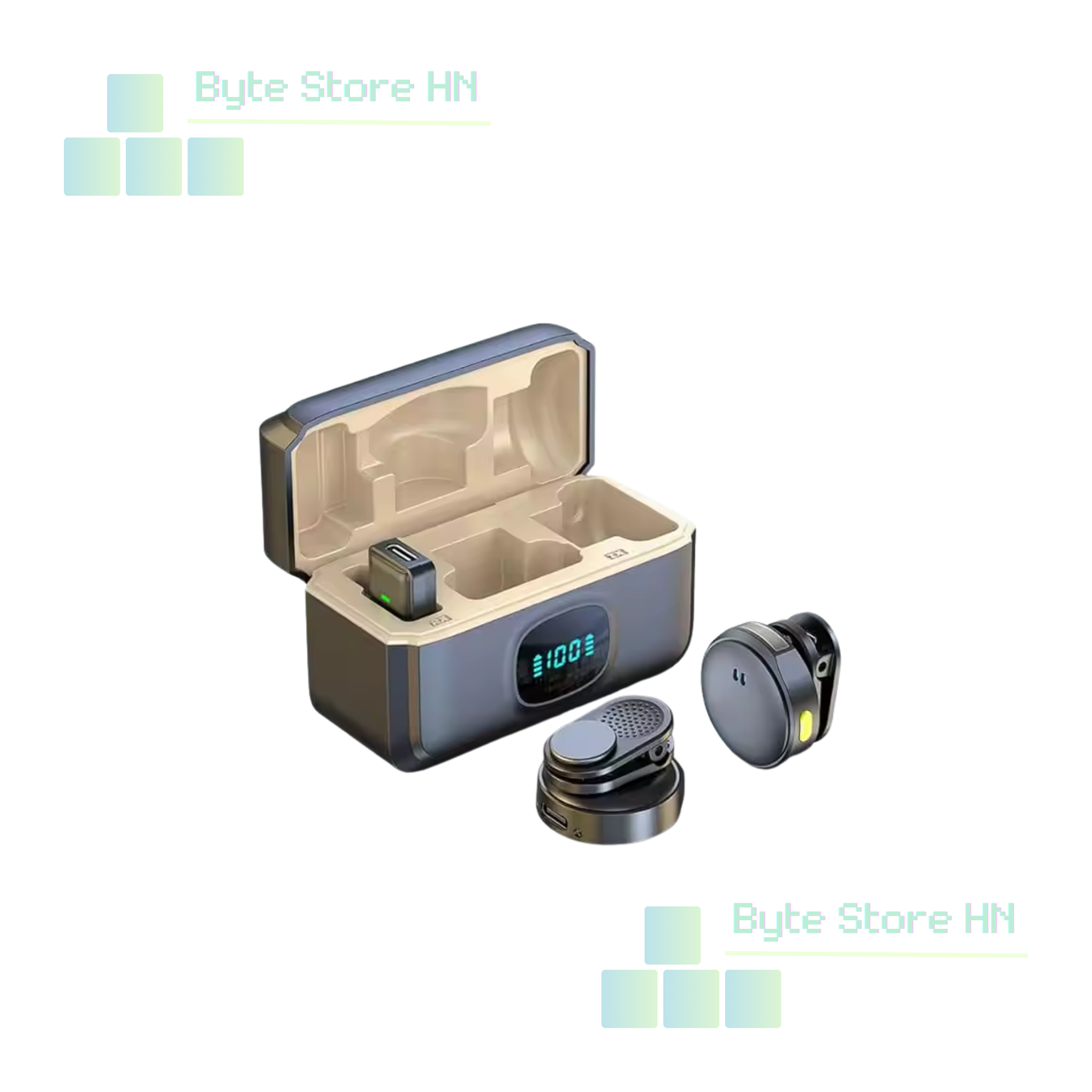 Micrófono Inalámbrico Dual - Magneticos