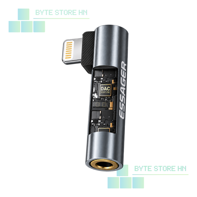 Adaptador ESSAGER Lightning a Jack 3.5 mm