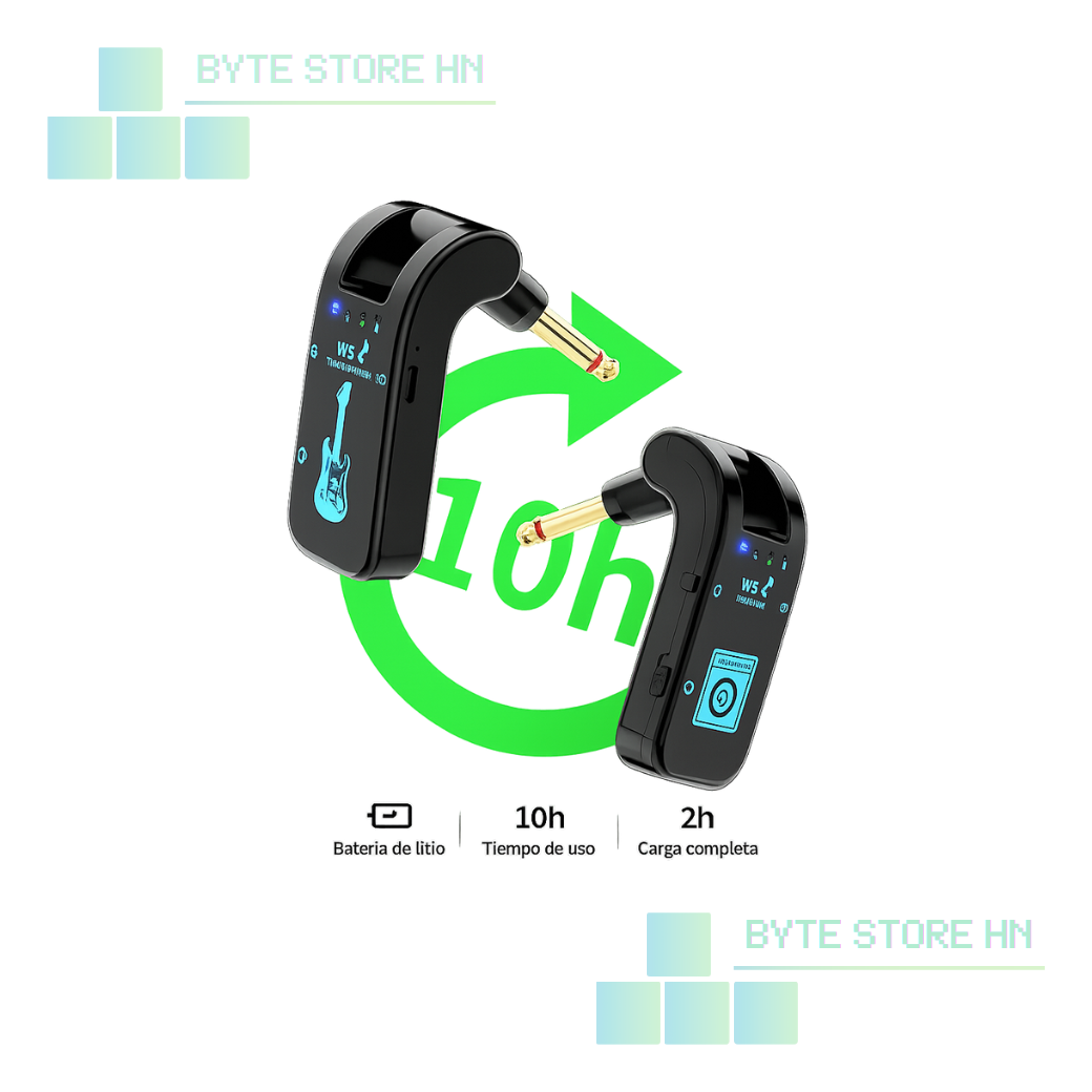 Sistema Inalámbrico para instrumentos 2.4G Recargable