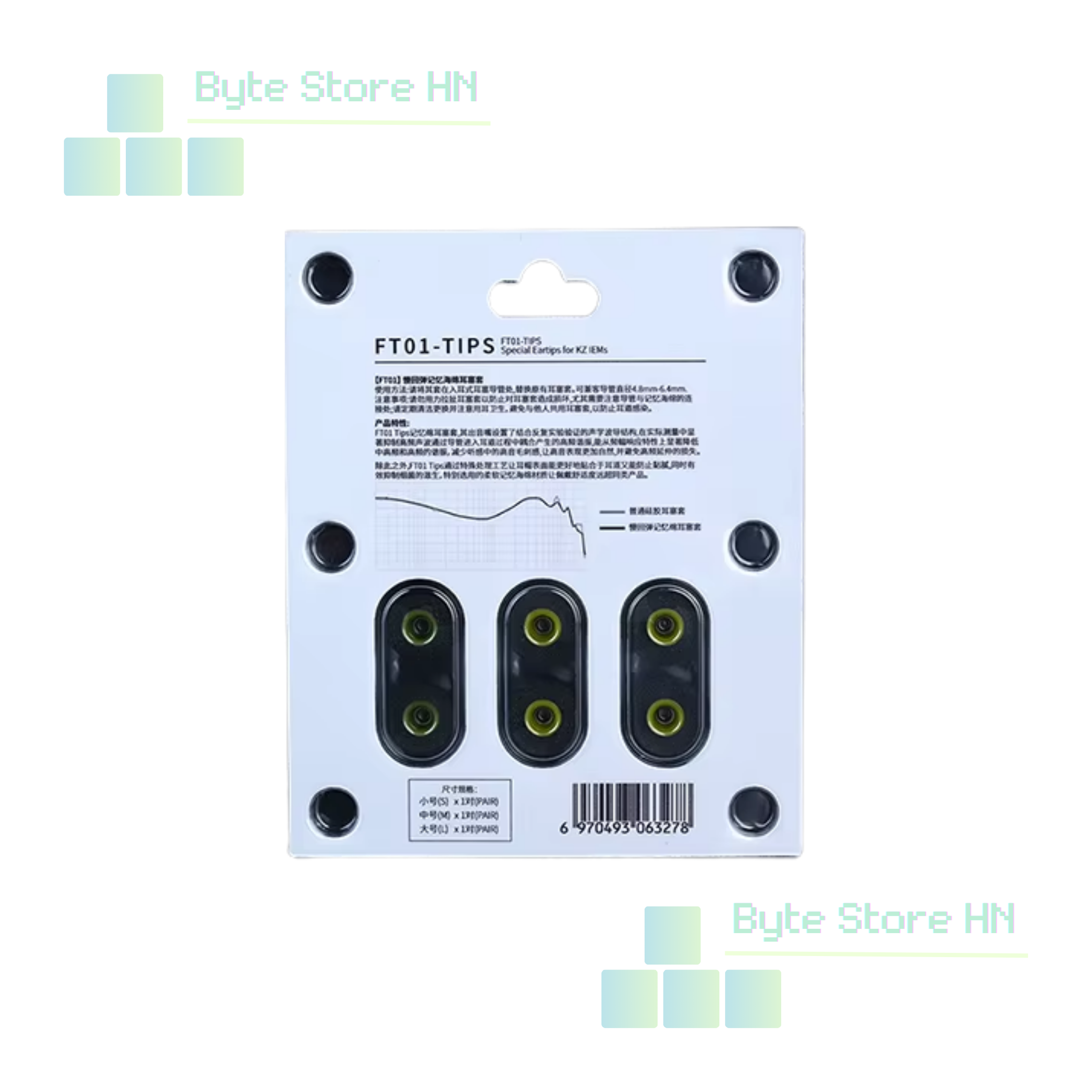 KZ FT01 – Almohadillas aislamiento acústico