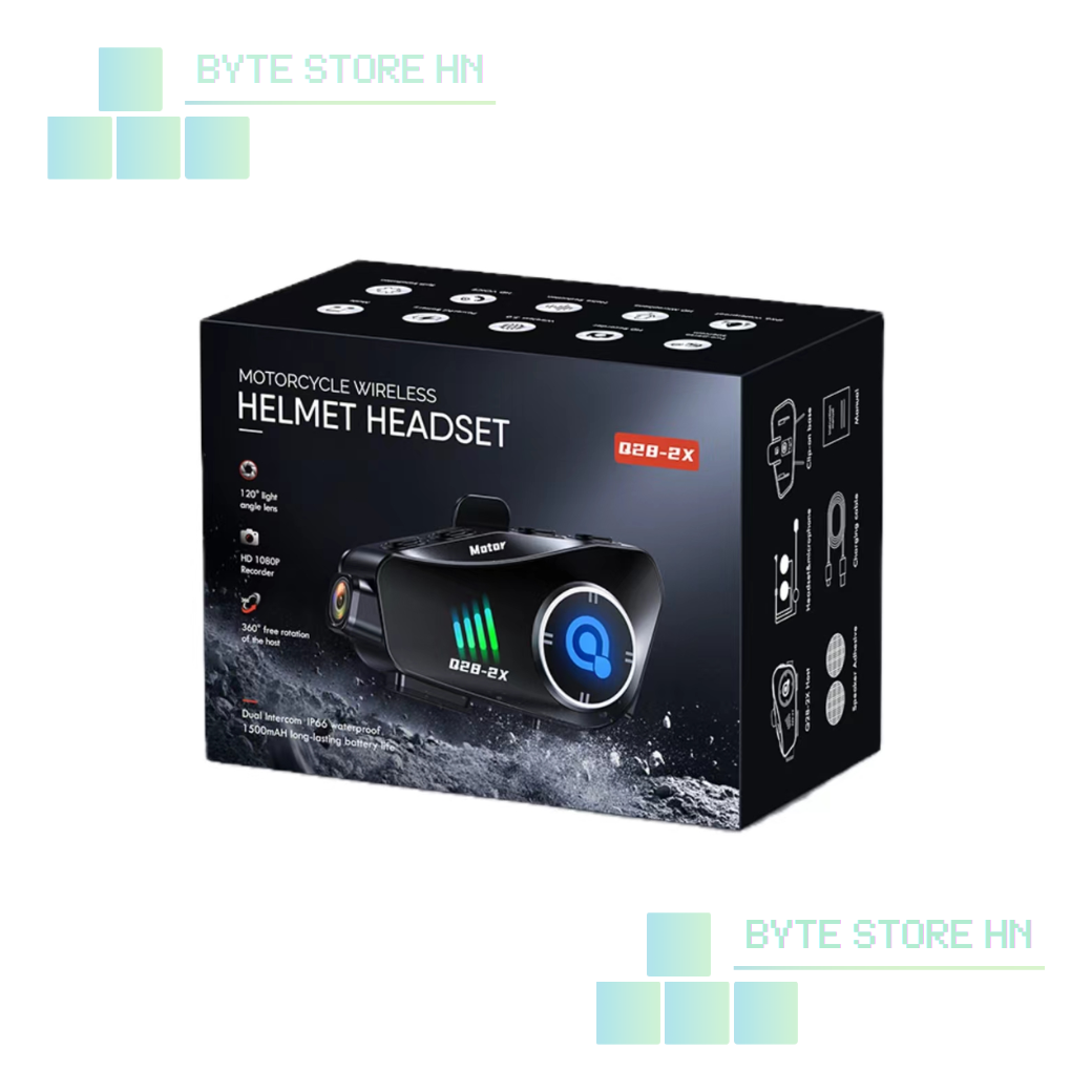 Intercomunicador Bluetooth con Cámara Q28-2X