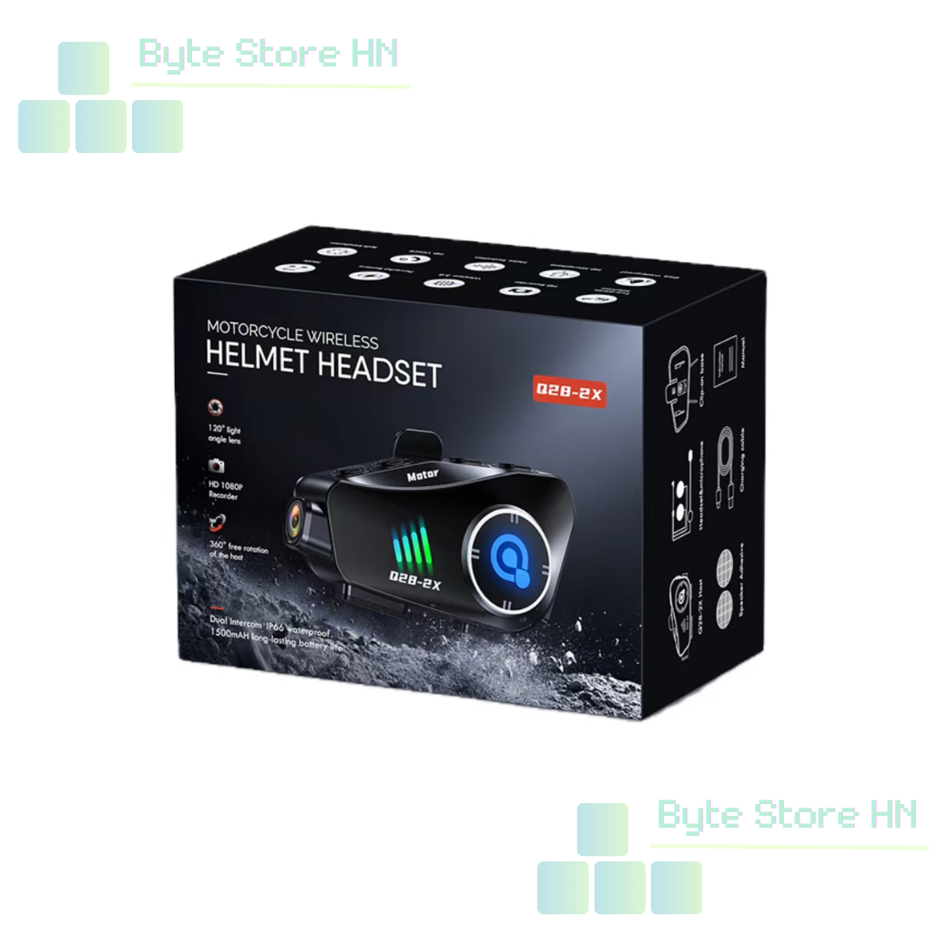 Intercomunicador Bluetooth con Cámara Q28-2X