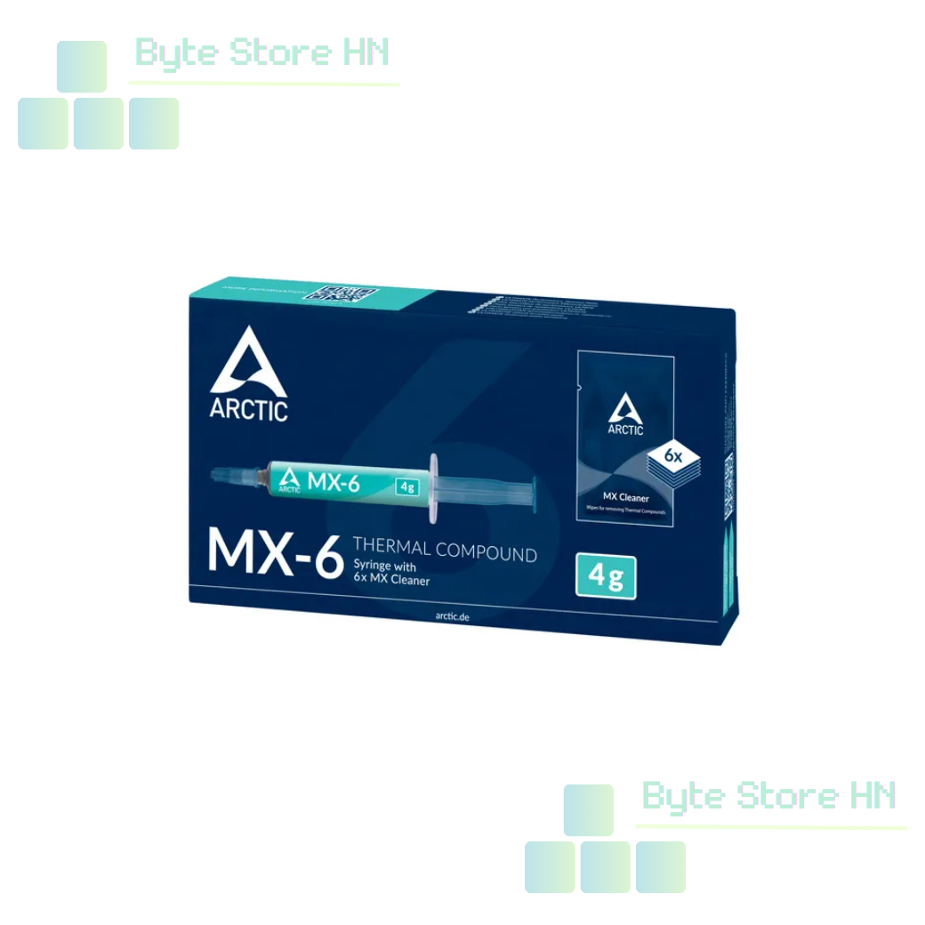 Pasta Térmica ARCTIC MX-6 (4g) + 6 MX Cleaner