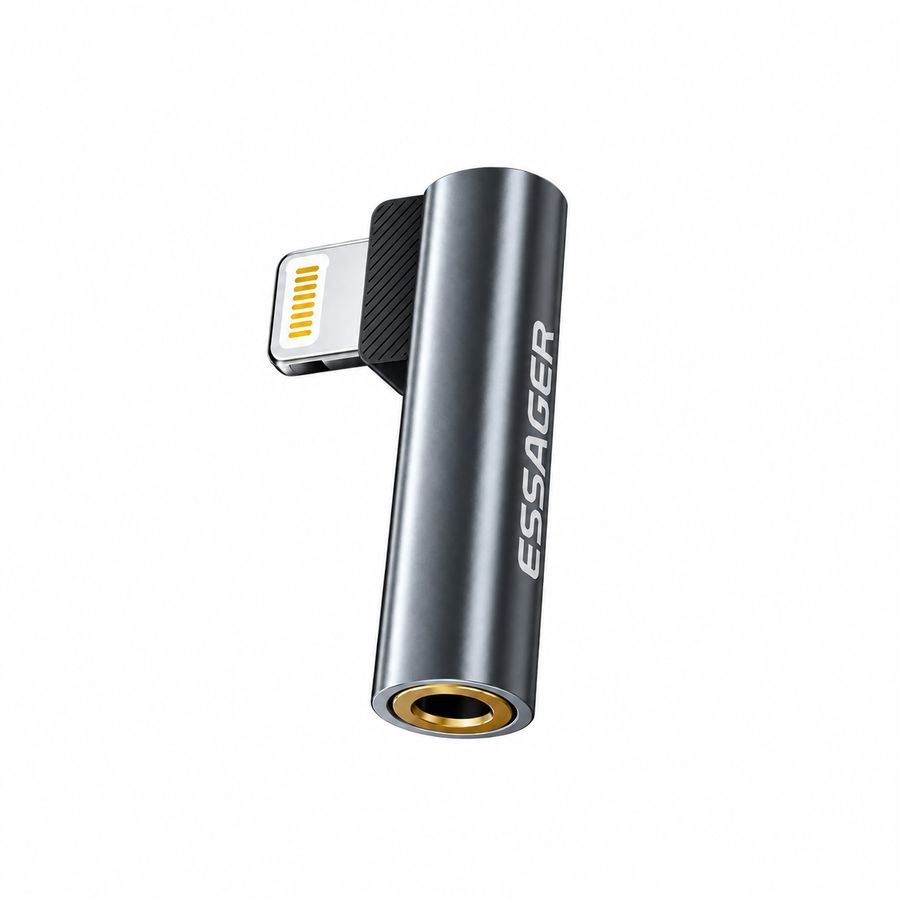 Adaptador ESSAGER Lightning a Jack 3.5 mm — vista 1