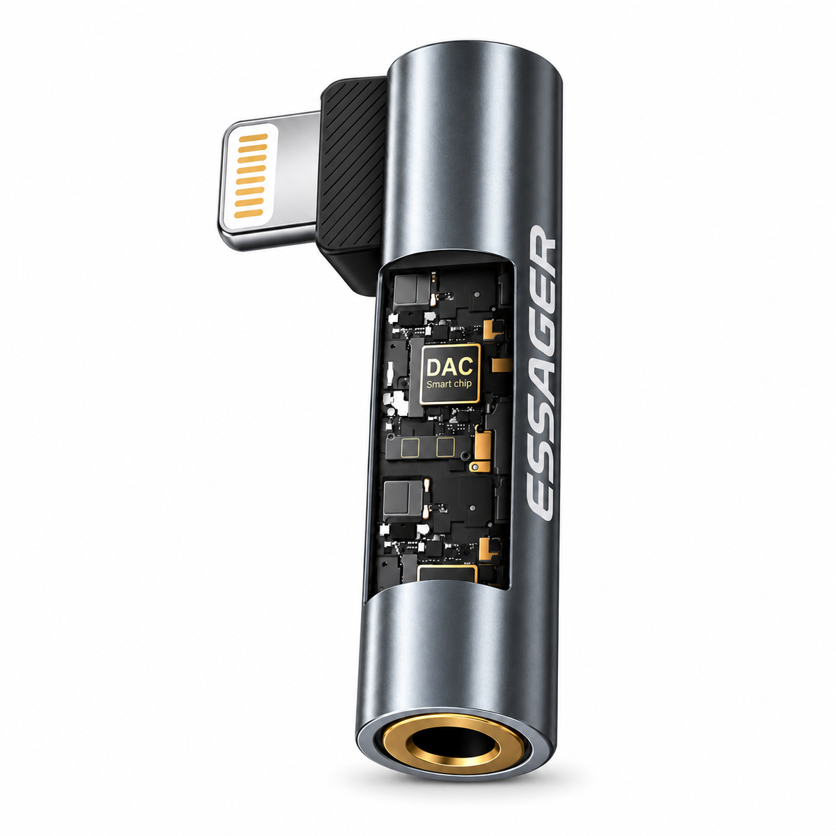 Adaptador ESSAGER Lightning a Jack 3.5 mm — vista 2