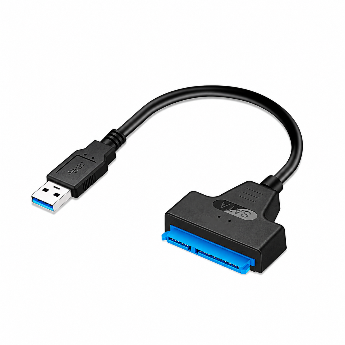 Adaptador SATA III a USB 3.0 — fotografía 1 con fondo blanco
