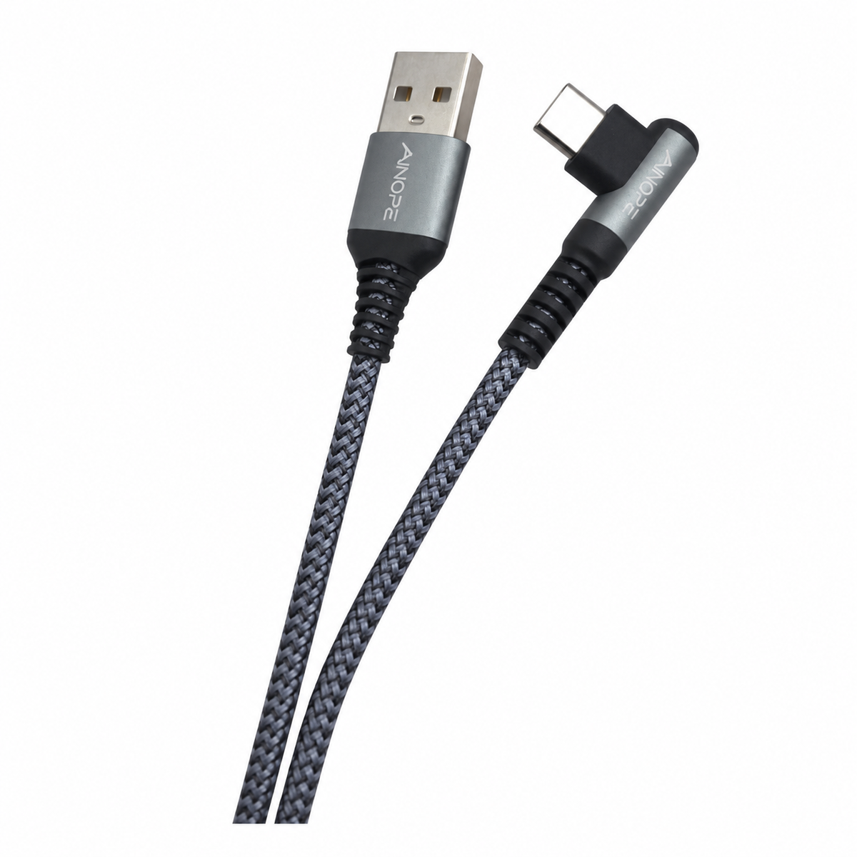Cable AINOPE USB A a USB C — fotografía 3 con fondo blanco