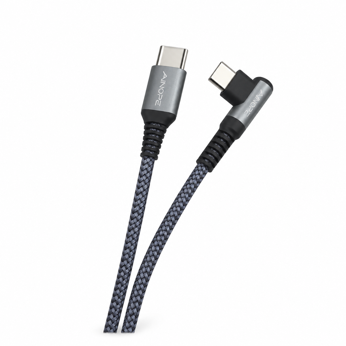 Cable AINOPE USB C a USB C — fotografía 3 con fondo blanco