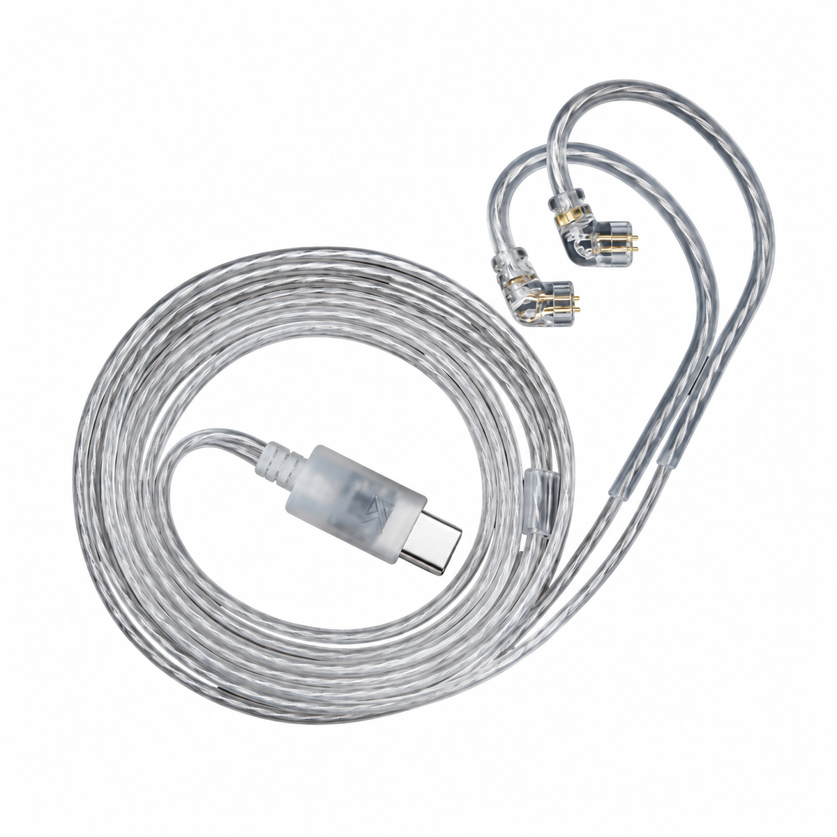 Cable KZ USB C — Sin Micrófono — fotografía 2 con fondo blanco