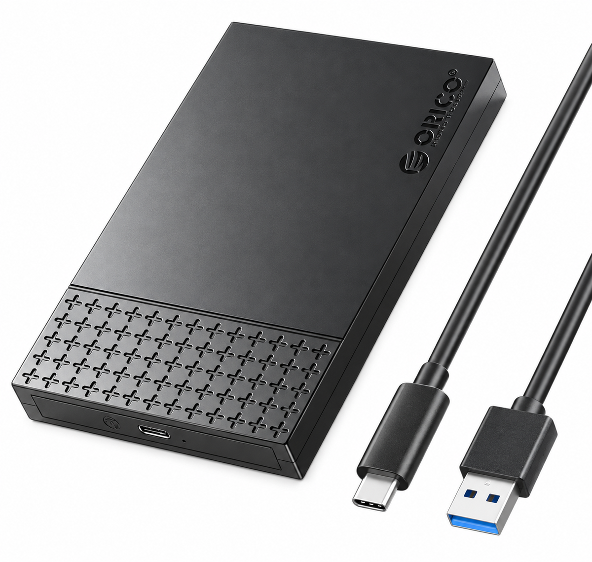Carcasa Orico Sata III a USB. — fotografía 1 con fondo blanco