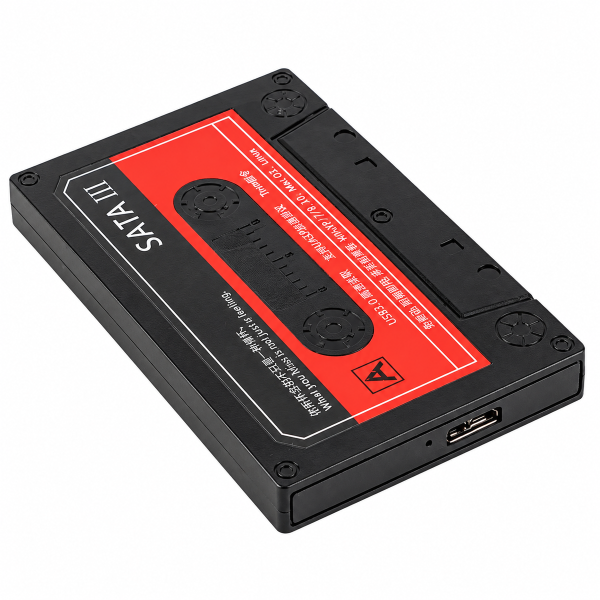 Carcasa Retro Sata III a USB. — fotografía 1 con fondo blanco