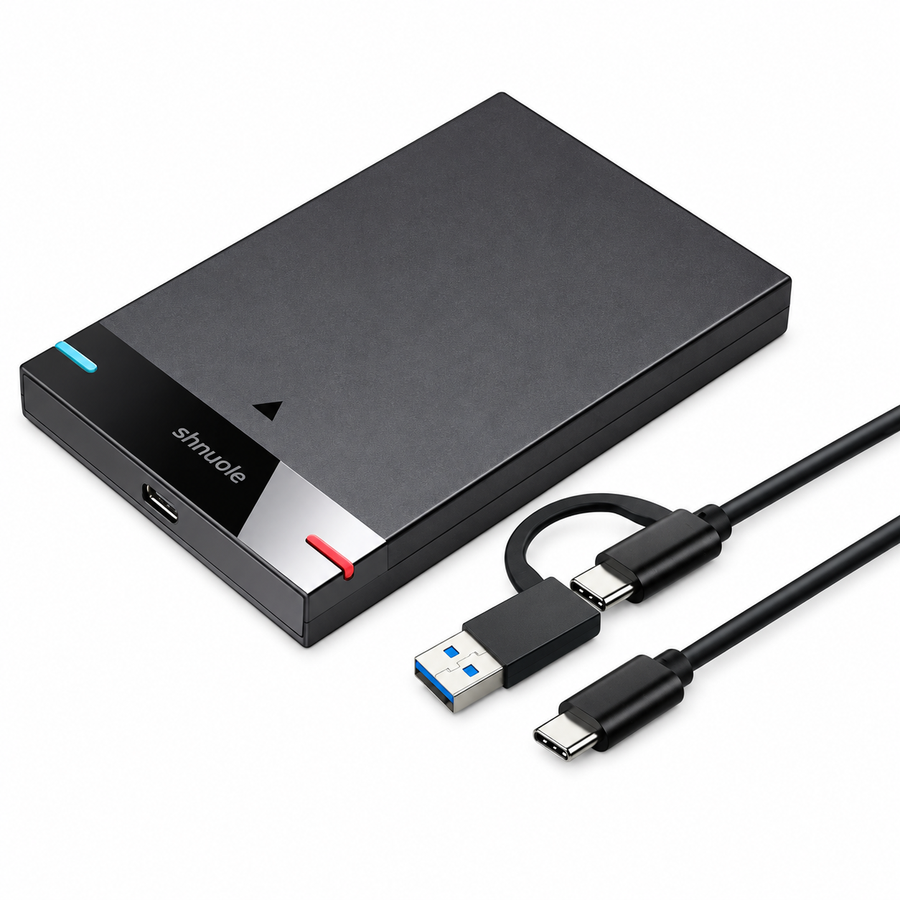 Carcasa Sata III a USB. — fotografía 1 con fondo blanco