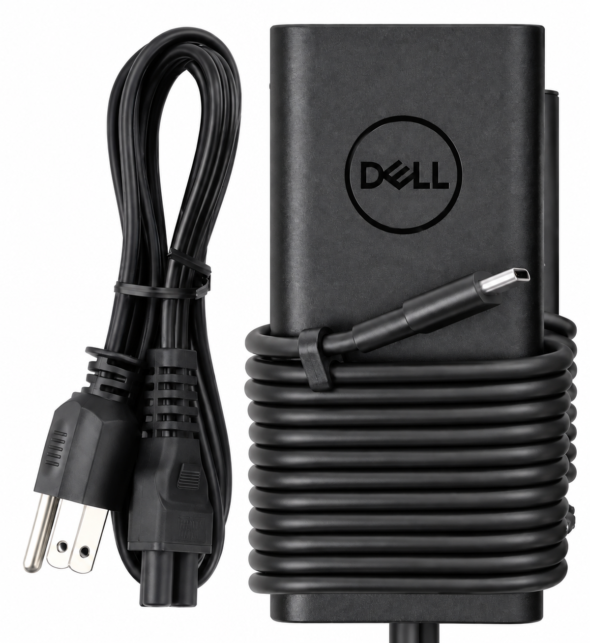 Cargador DELL 65 W  USB-C — fotografía 1 con fondo blanco