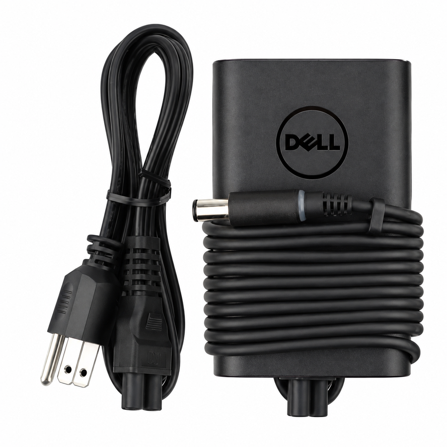 Cargador DELL 65 W — fotografía 1 con fondo blanco