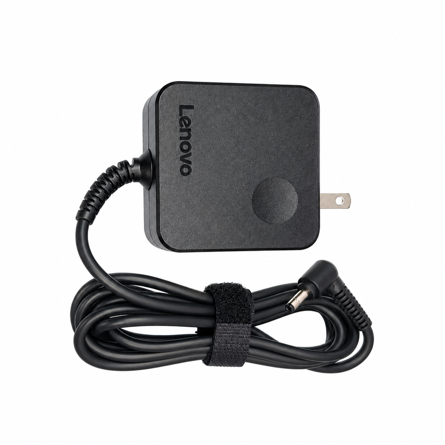 Cargador Lenovo de 45W con Punta Fina. — fotografía 1 con fondo blanco