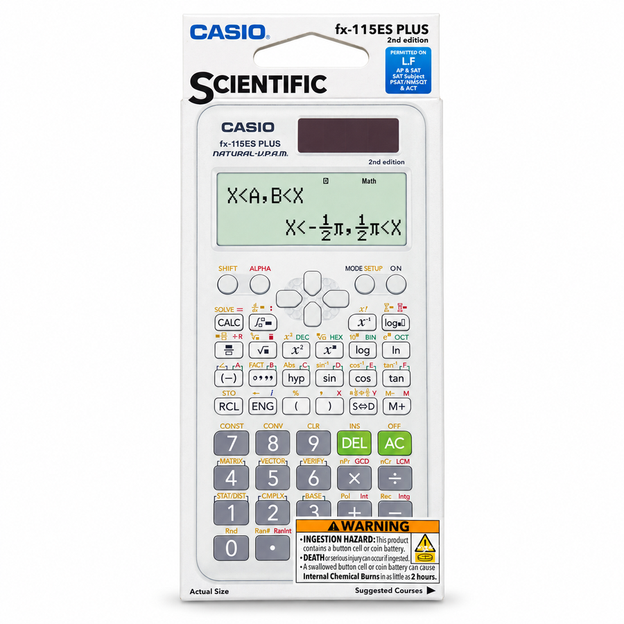 Calculadora científica CASIO fx-115ES PLUS segunda edición