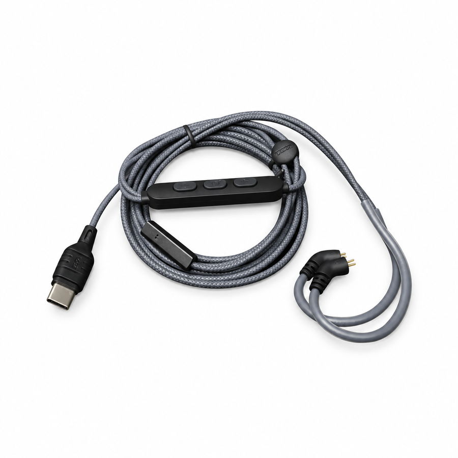CCA JT1 – Cable Hi-Fi Dual-Mode conexión Bluetooth 5.4 y USB-C — fotografía 1 con fondo blanco