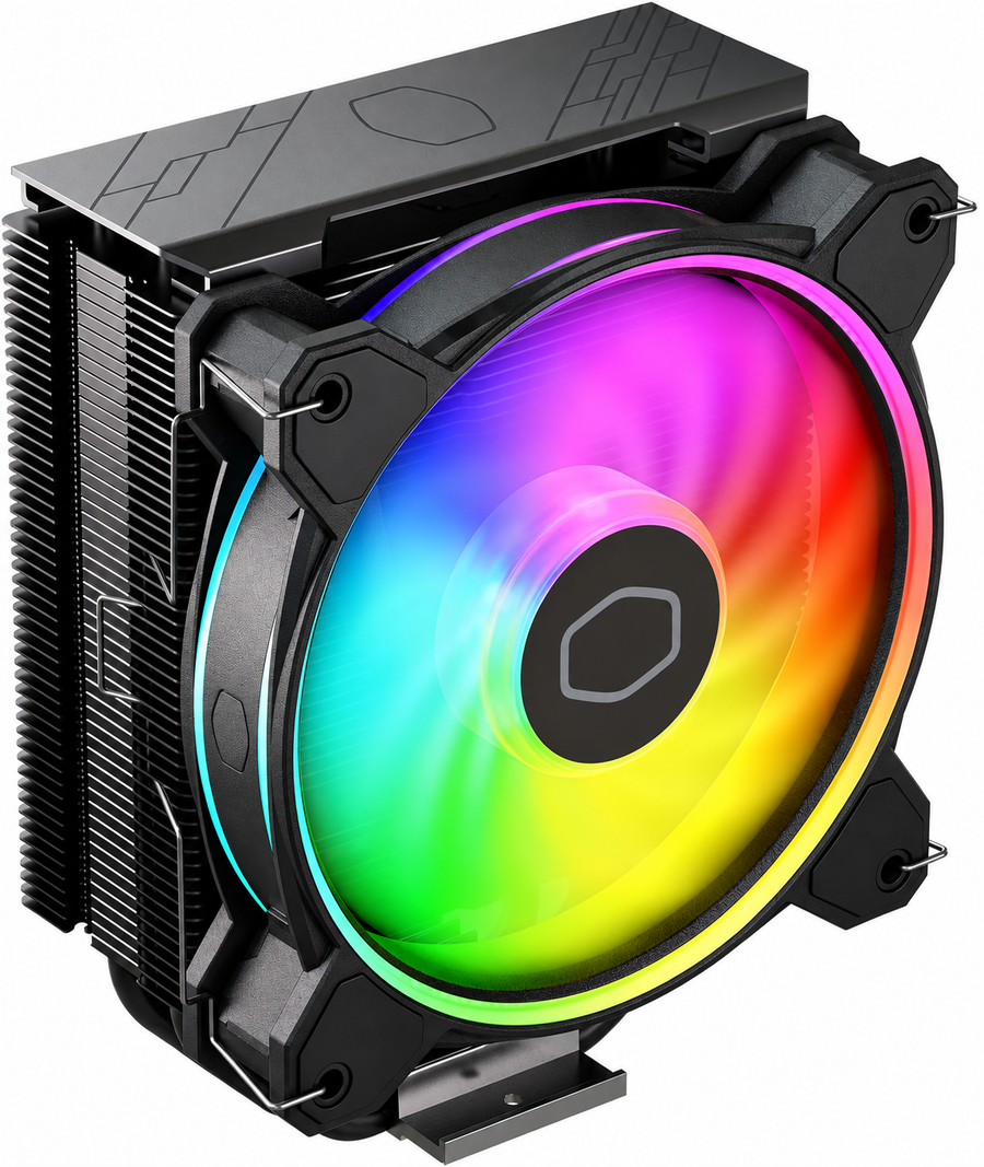 Cooler Master Hyper 212 Halo — BLACK — fotografía 1 con fondo blanco