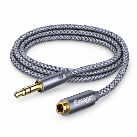 Extensión de audio ESSAGER AUX 3.5 mm macho a hembra