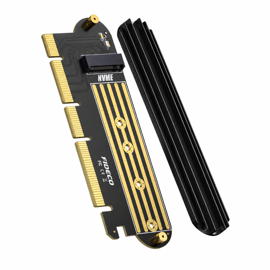 FIDECO Adaptador M.2 a PCIe — fotografía 1 con fondo blanco
