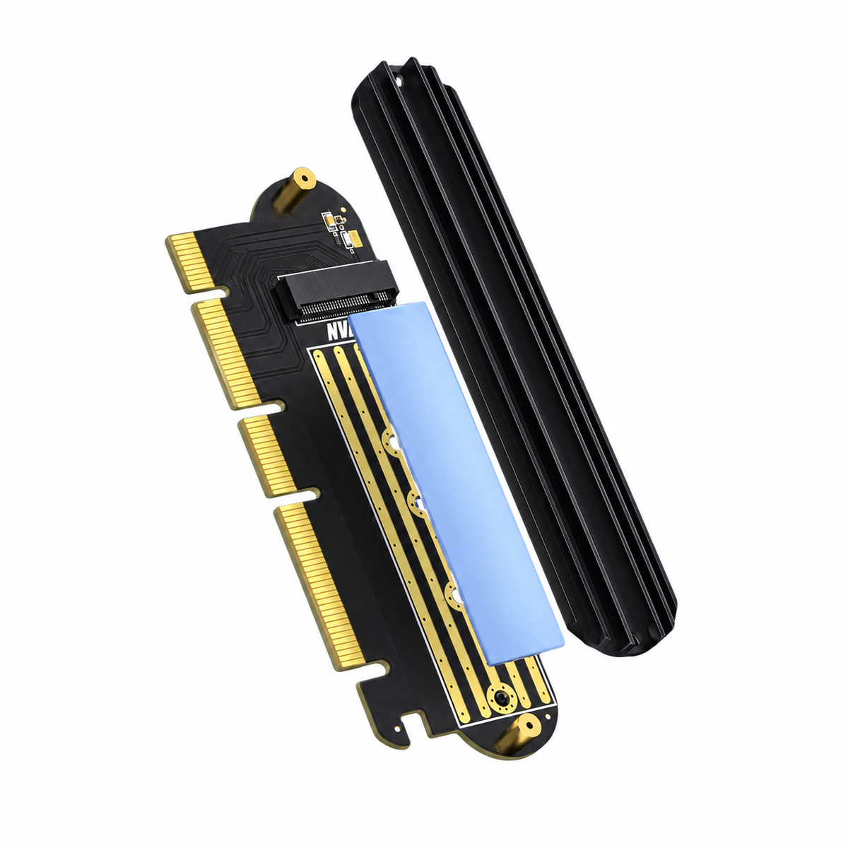FIDECO Adaptador M.2 a PCIe — fotografía 2 con fondo blanco