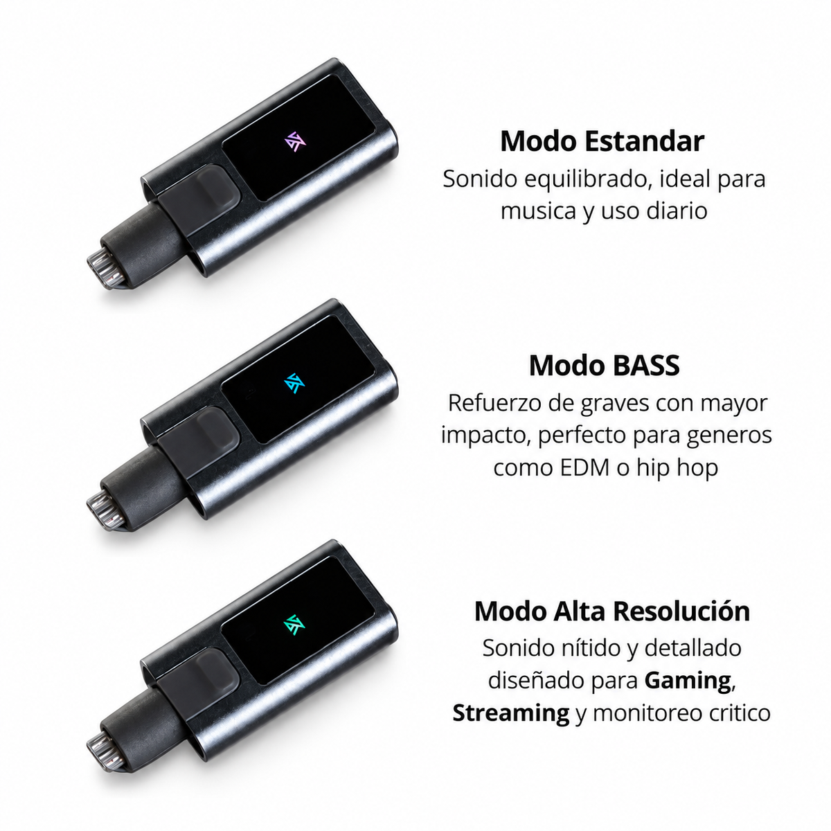 KZ M2 – Cable Tuning con Triple Modo de Ecualización — fotografía 2 con fondo blanco
