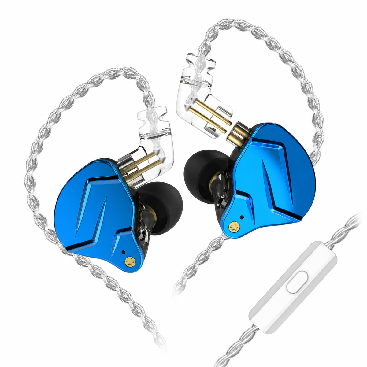 KZ ZSN PRO X - Blue — Con Micrófono — fotografía 1 con fondo blanco