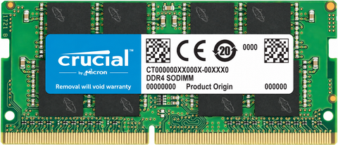 Memoria RAM Crucial DDR4 Laptop.