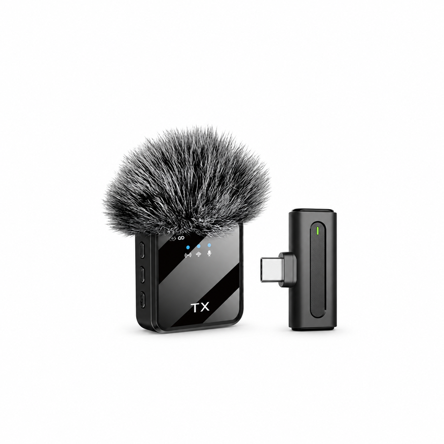 Micrófono Inalámbrico - 1 Microfono — USB-C — fotografía 1 con fondo blanco