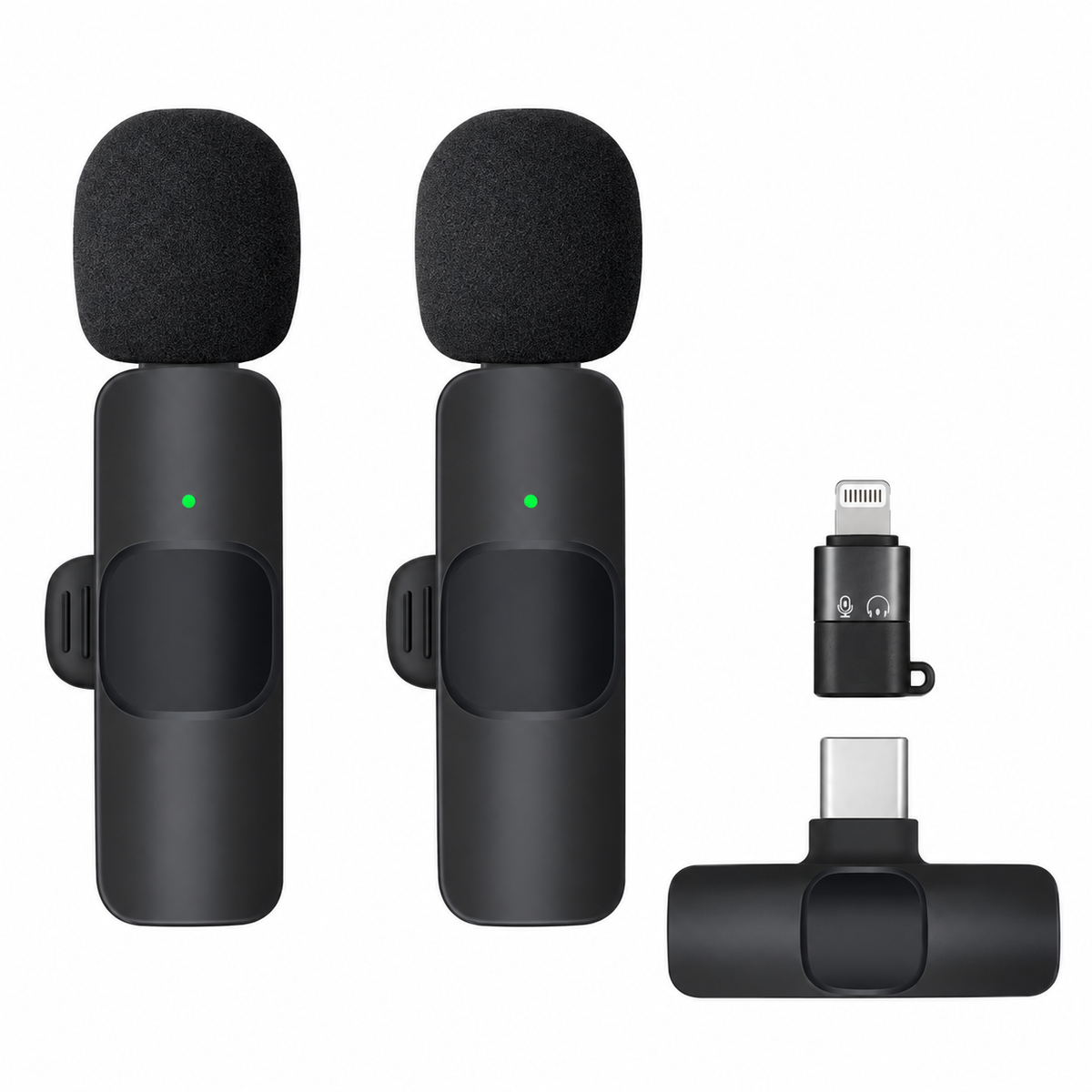 Micrófono Inalámbrico USB-C + Lightning — USB-C + Lightning — fotografía 1 con fondo blanco