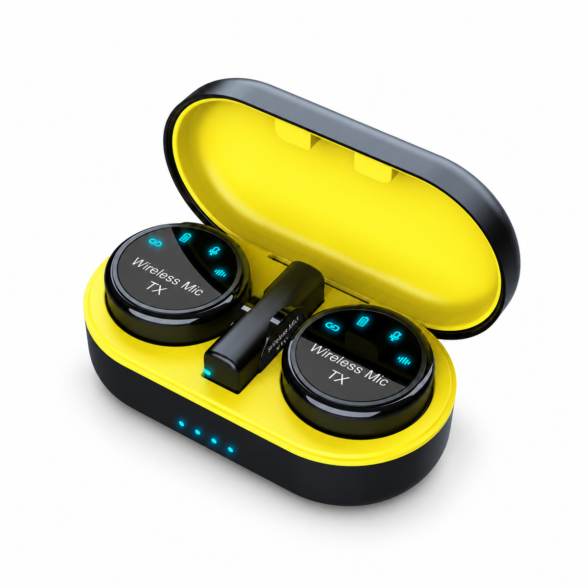 Microfono Magnetico Dual — USB-C — fotografía 1 con fondo blanco