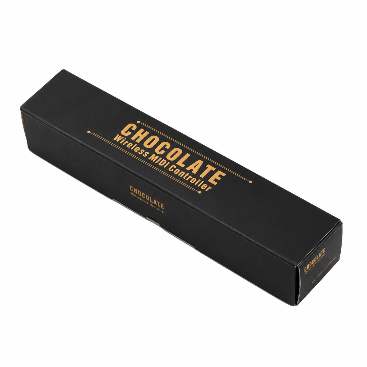 MIDI M - VAVE CHOCOLATE. — fotografía 3 con fondo blanco