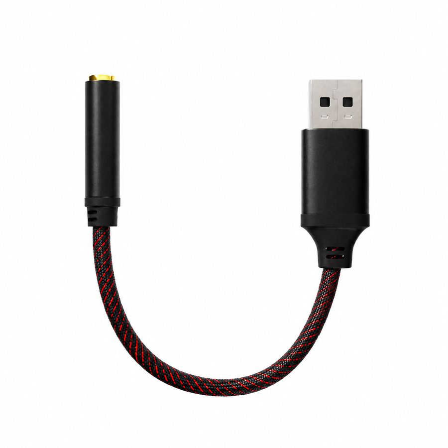 ND Adaptador de audio USB-A — fotografía 1 con fondo blanco