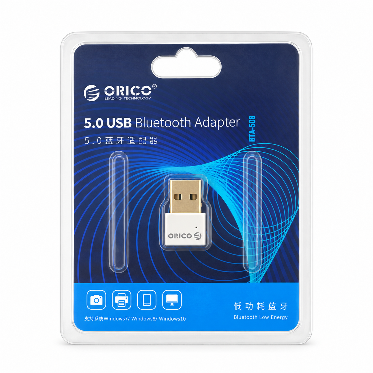 Adaptador USB Bluetooth 5.0 ORICO BTA-508 blanco