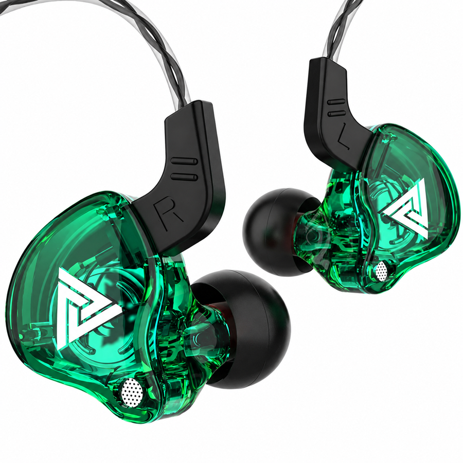 QKZ AK6 - Green — Con Micrófono — fotografía 1 con fondo blanco