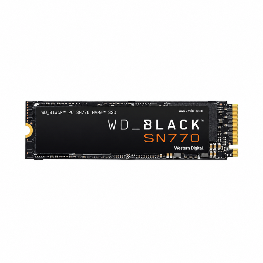 SSD WD_BLACK SN770 NVMe 1 TB — fotografía 1 con fondo blanco