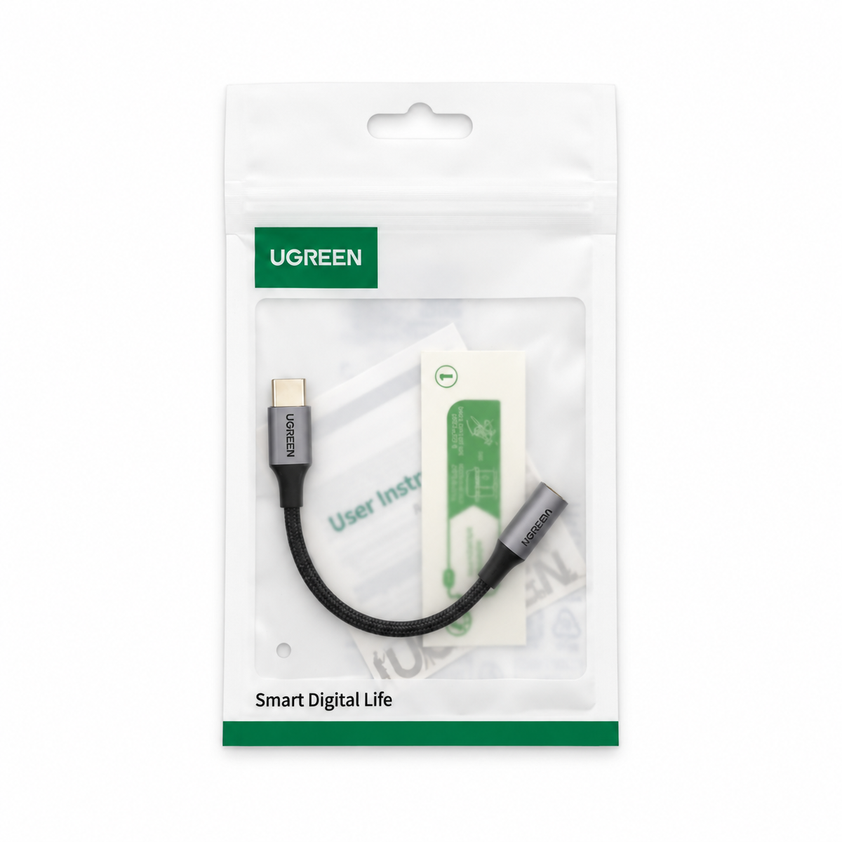 UGREEN 30632 USB-C a 3.5 mm sin DAC de 10 cm