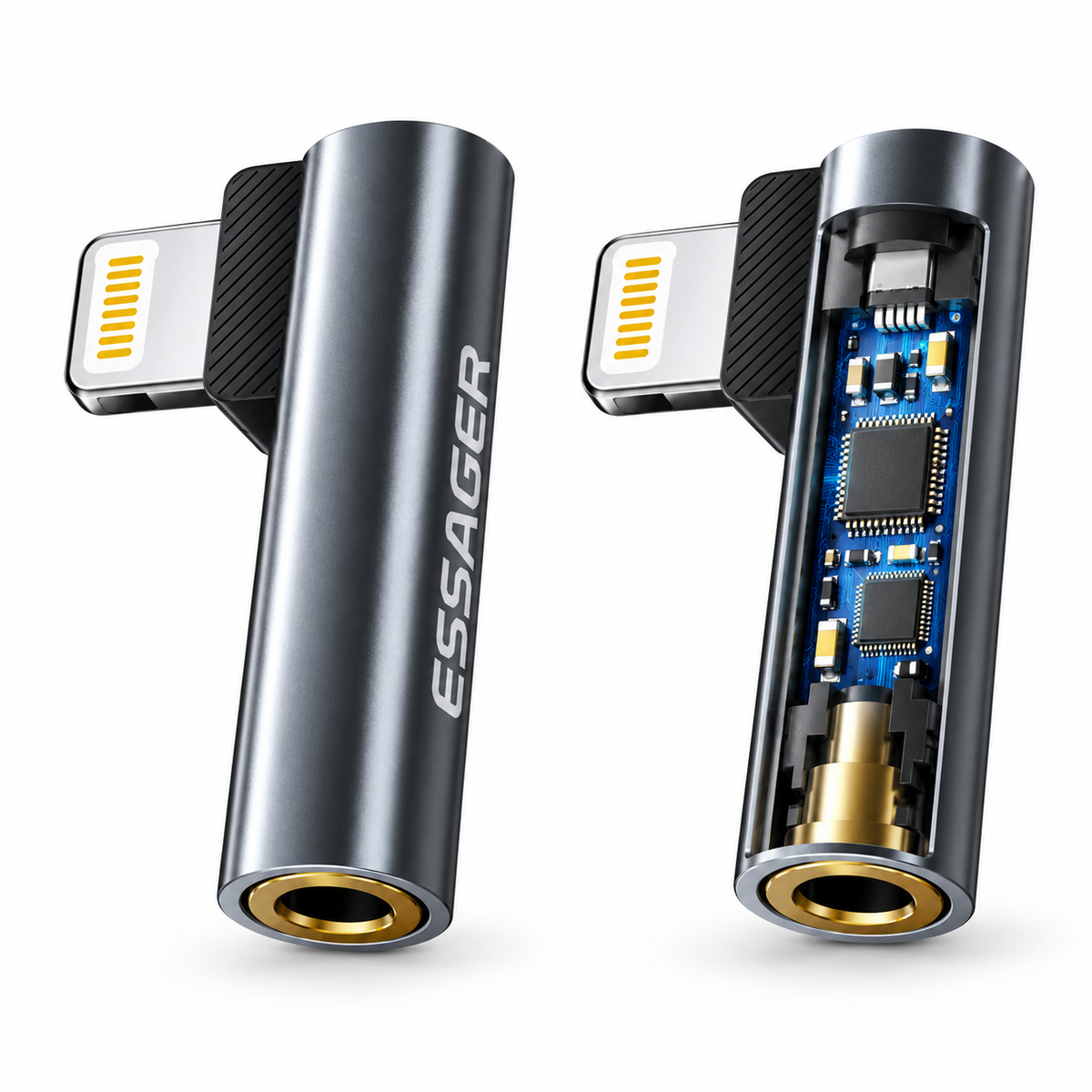 Adaptador ESSAGER Lightning a Jack 3.5 mm