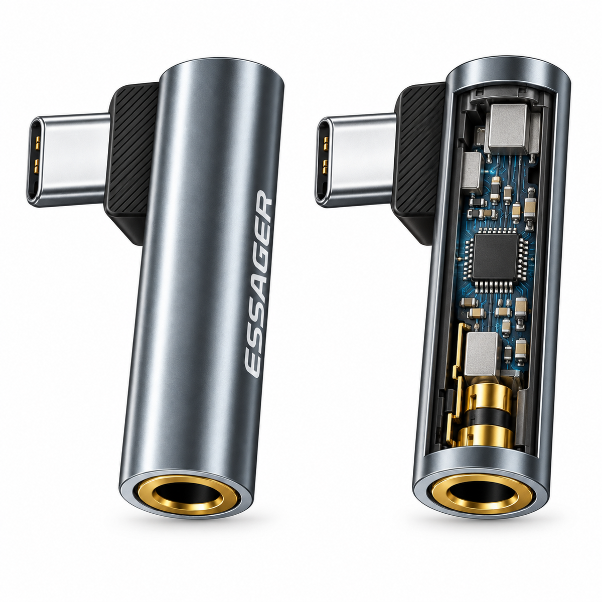 Adaptador ESSAGER USB-C a Jack 3.5 mm