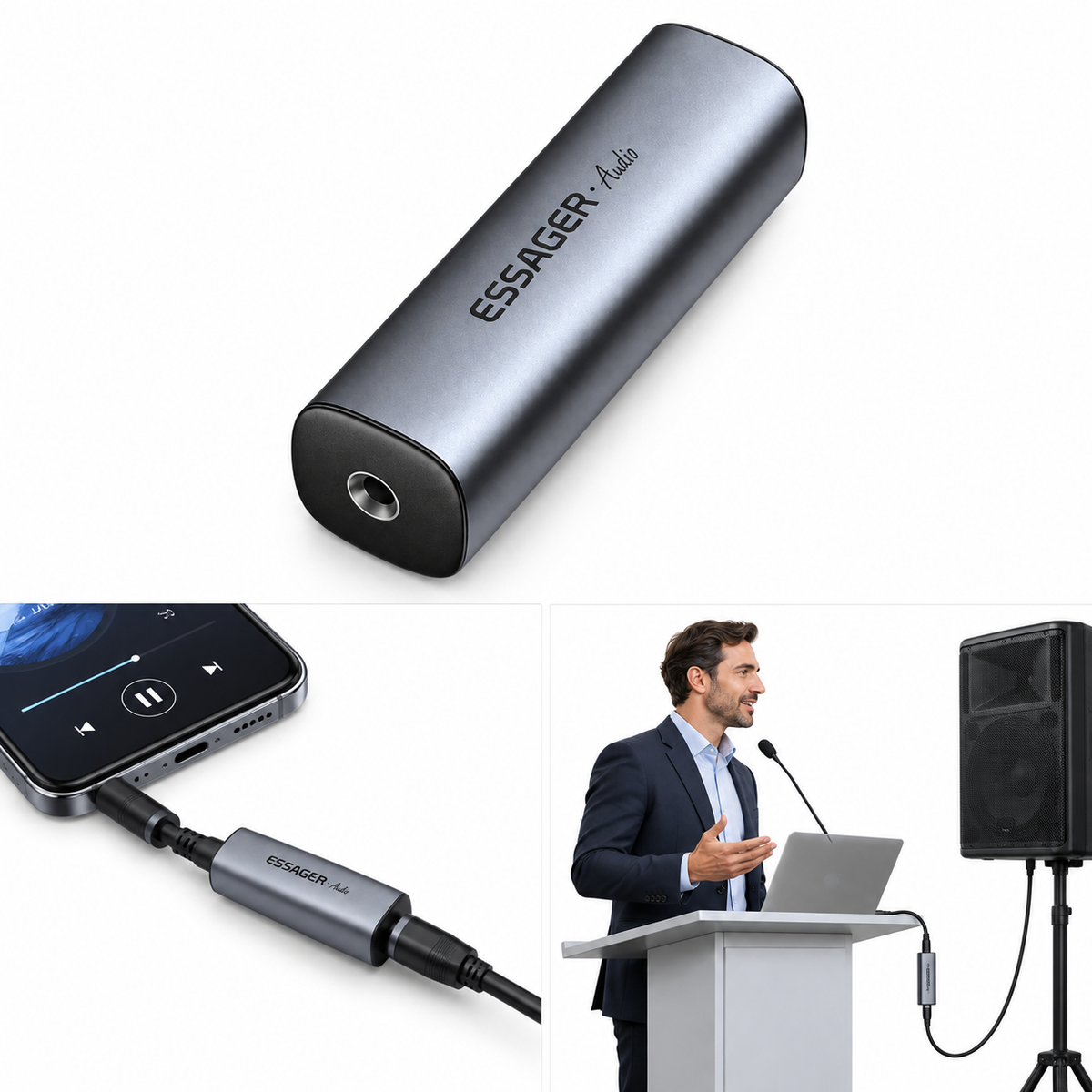 Aislador de Ruido Audio AUX 3.5 mm